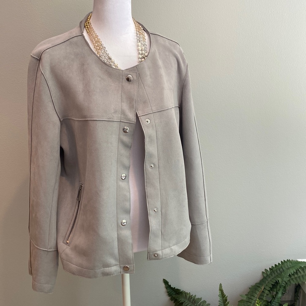 NWT Vince Camuto Ultra-suede Jacket